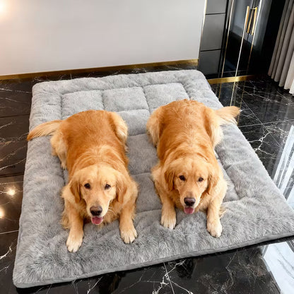 Pawjo ekstra stor plysmadras til hunde til hjemmet og leg