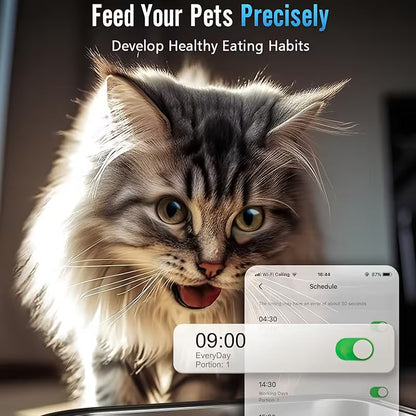 Pawjo Smart Wi-Fi Automatic Pet Feeder & Wireless Water Fountain Set