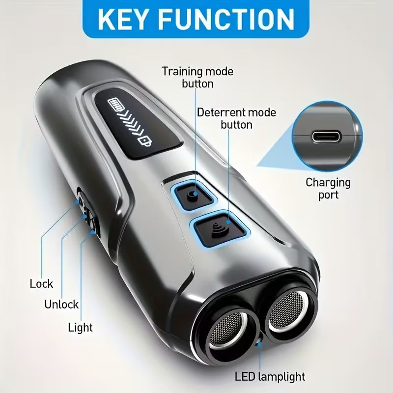 Pawjo Ultrasonic Dog Bark Control Device with Dual Training Modes
