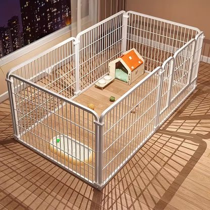 Pawjo kraftig modulær hundegård med justerbare paneler (sæt med 6/9 dele)