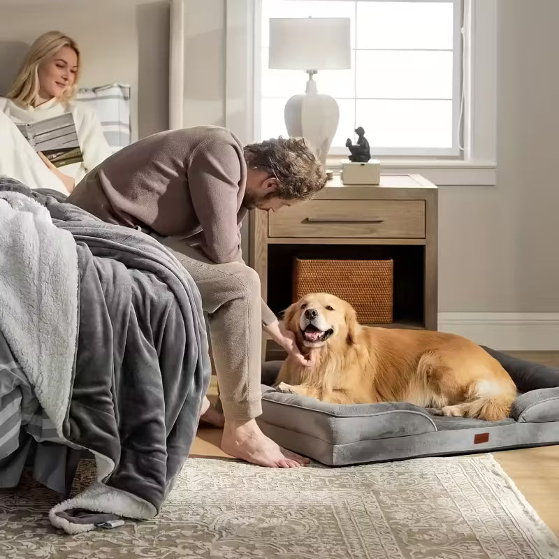 Pawjo ortopædisk hundeseng - blød og vaskbar sovesofa til kæledyr