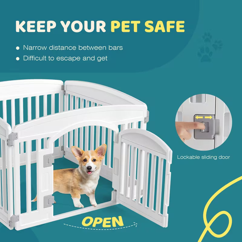 Pawjo Secure Folding Dog Playpen