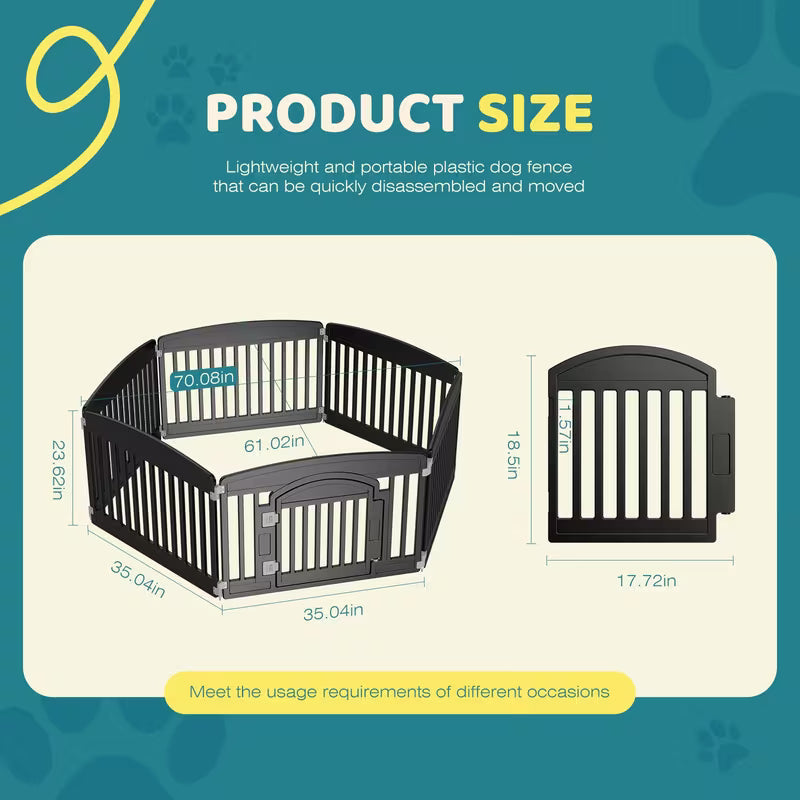 Pawjo Secure Folding Dog Playpen