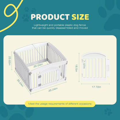 Pawjo Secure Folding Dog Playpen
