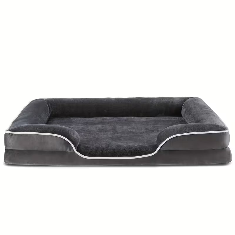 PawJo ortopædisk hundeseng af memory foam med vaskbart betræk