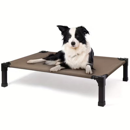 Pawjo™ kølende, hævet hundeseng med åndbart net og metalramme