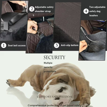 Pawjo forhøjet hundebooster-autostol til små og mellemstore hunde