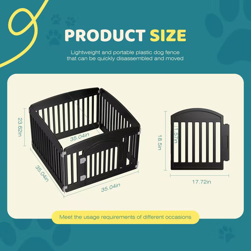 Pawjo Secure Folding Dog Playpen