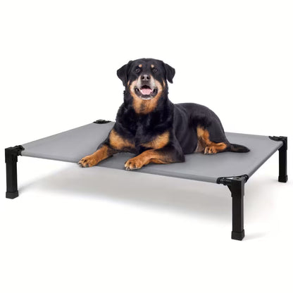 Pawjo™ kølende, hævet hundeseng med åndbart net og metalramme