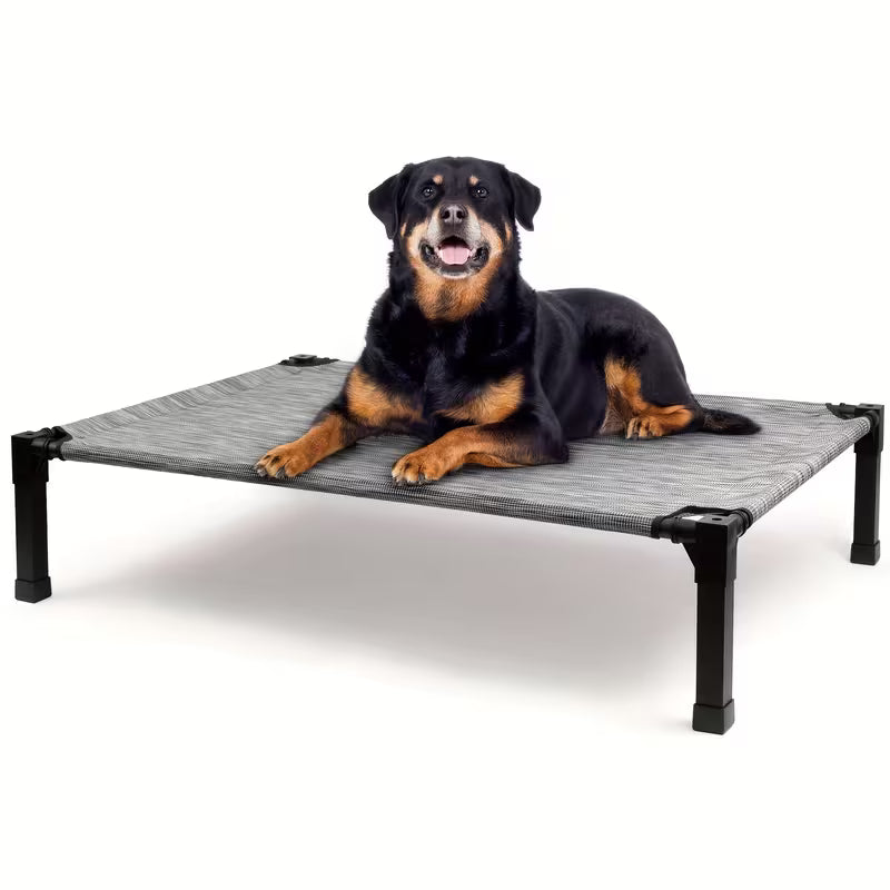 Pawjo™ kølende, hævet hundeseng med åndbart net og metalramme