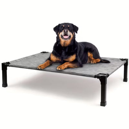 Pawjo™ kølende, hævet hundeseng med åndbart net og metalramme