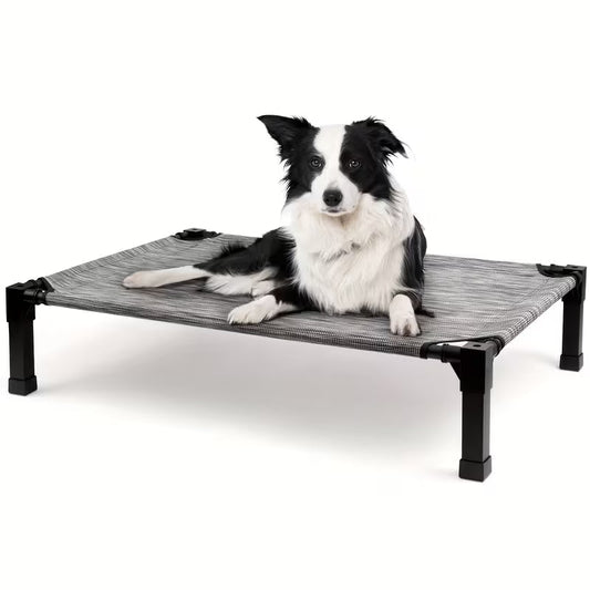 Pawjo™ kølende, hævet hundeseng med åndbart net og metalramme