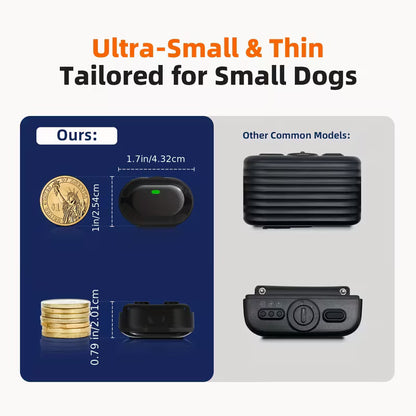 Pawjo Ultralet Shock Halsbånd til Små og Mellemstore Hunde (2,4-7 kg)