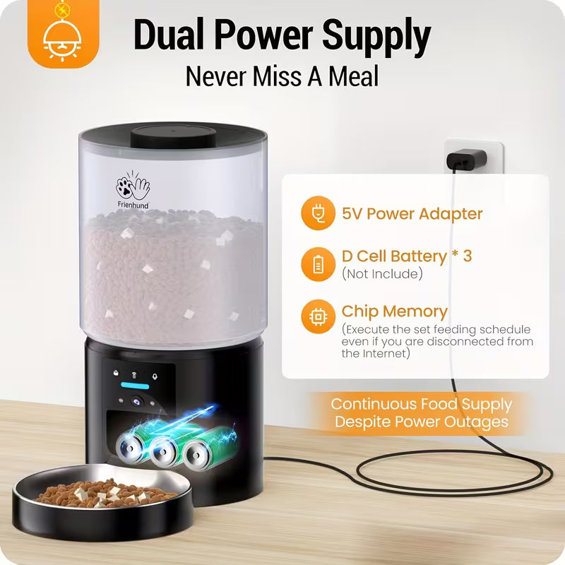 Pawjo Smart Pet Feeder with 2K Camera