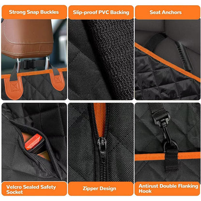 The PawJo™ Universal Waterproof Pet Car Seat Cover