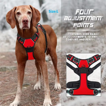 PawJo™ Dog Collars Harness Big Vests Leash Pet Shop Everything for Dogs Leather Puppy Accessories